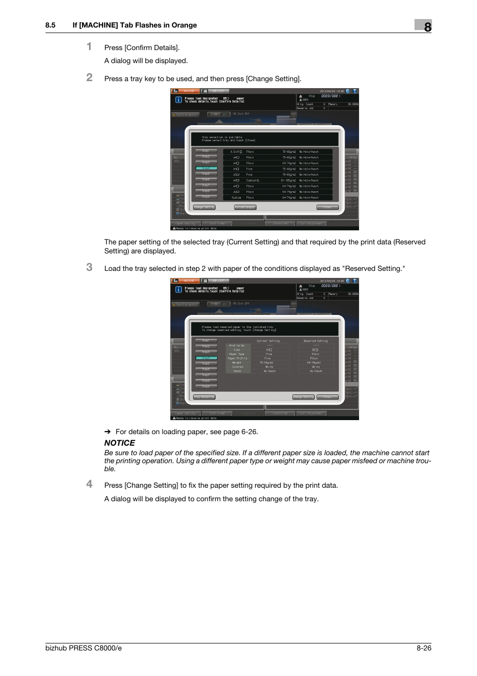 Konica Minolta bizhub PRESS C8000e User Manual | Page 304 / 706