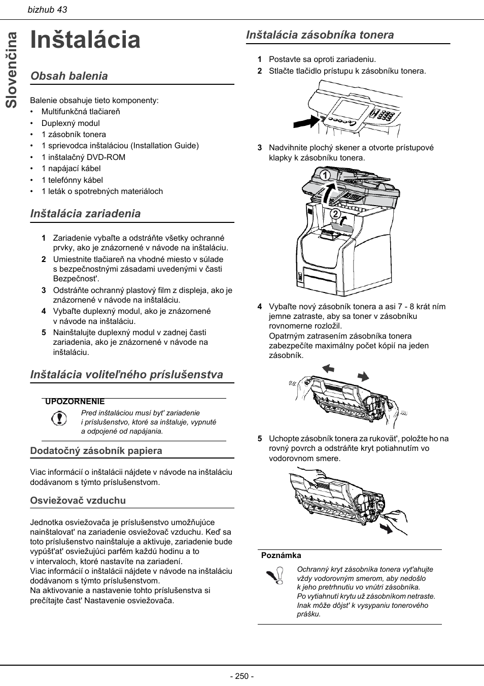 Konica Minolta bizhub 43 User Manual | Page 252 / 258