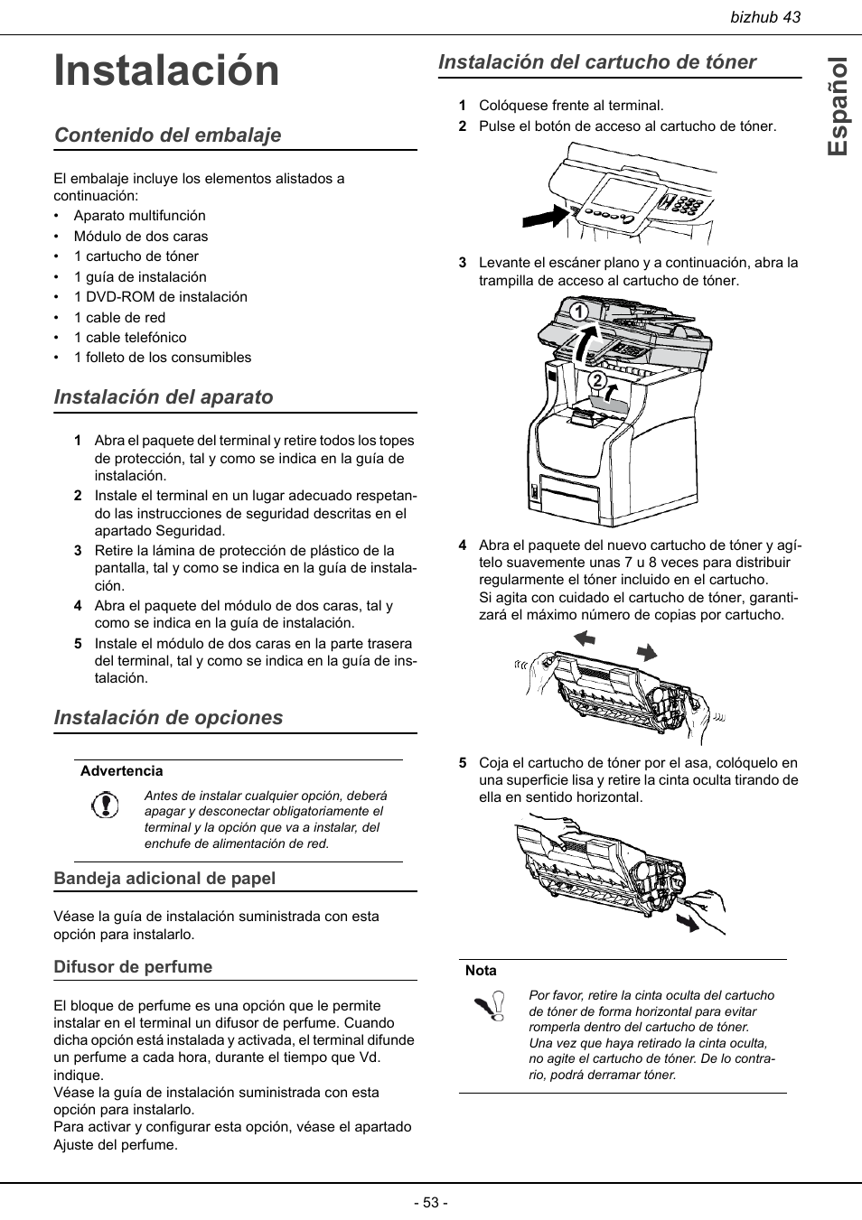 Konica Minolta bizhub 43 User Manual | Page 55 / 258