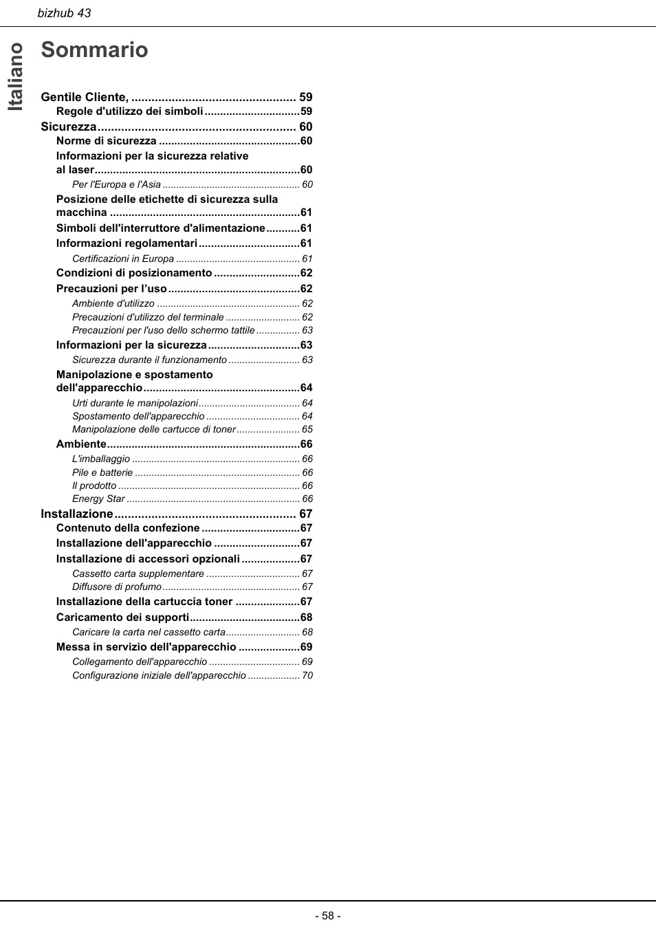 Konica Minolta bizhub 43 User Manual | Page 60 / 258