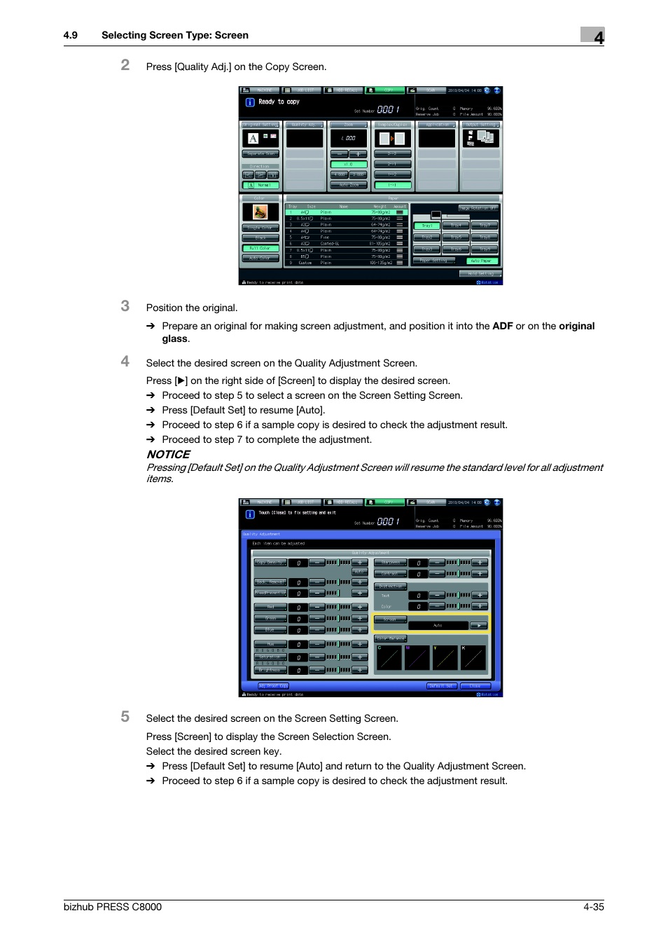 Konica Minolta bizhub PRESS C8000e User Manual | Page 130 / 418