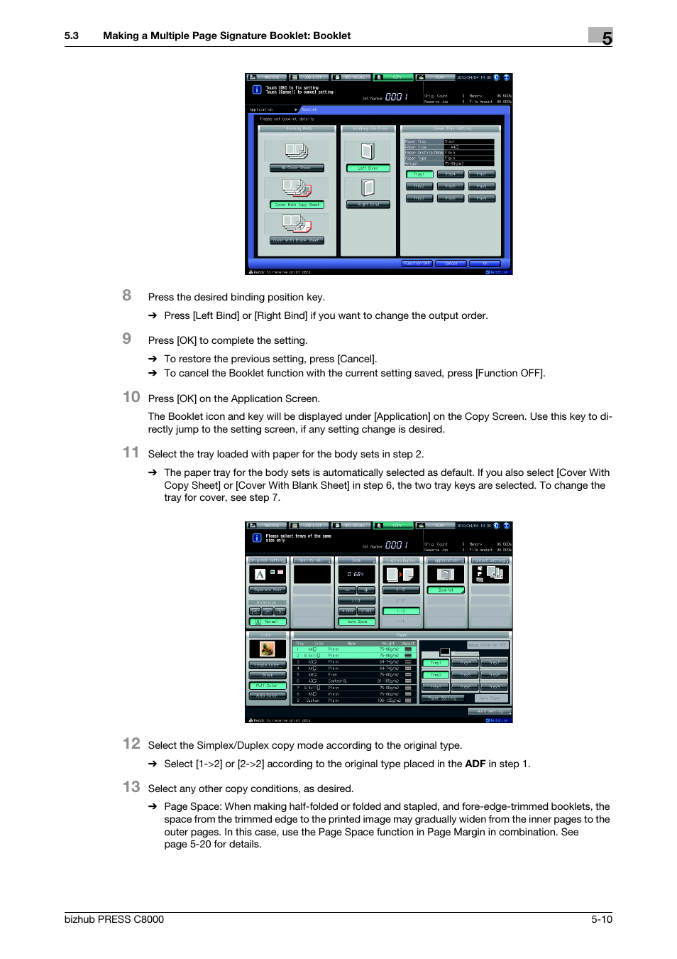 Konica Minolta bizhub PRESS C8000e User Manual | Page 144 / 418