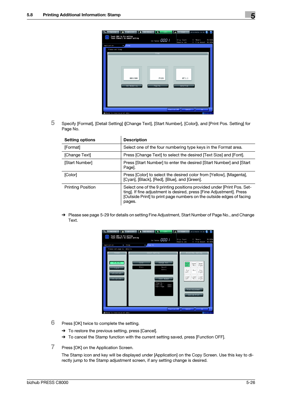 Konica Minolta bizhub PRESS C8000e User Manual | Page 160 / 418