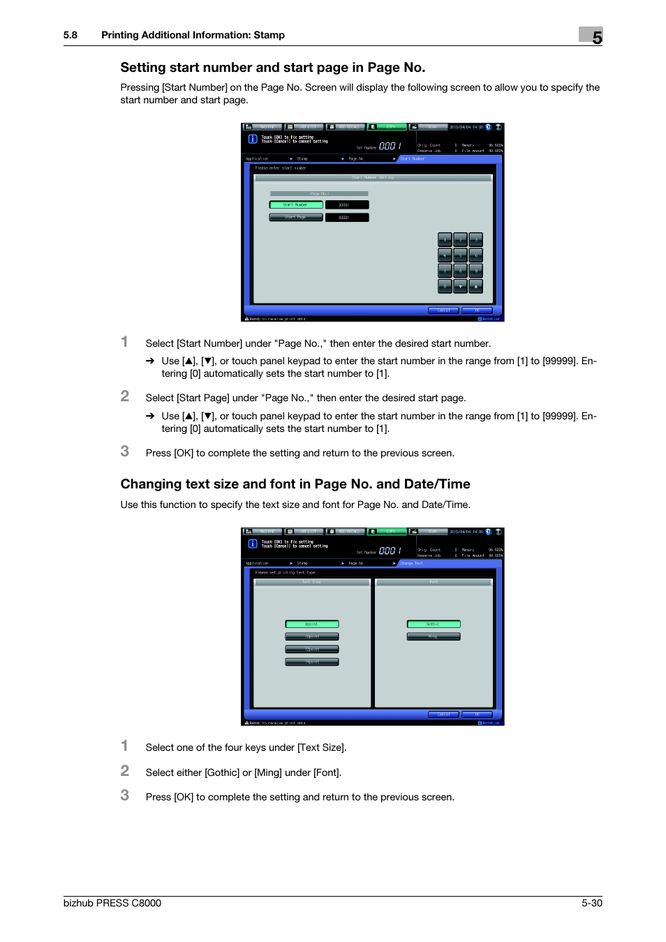 Konica Minolta bizhub PRESS C8000e User Manual | Page 164 / 418