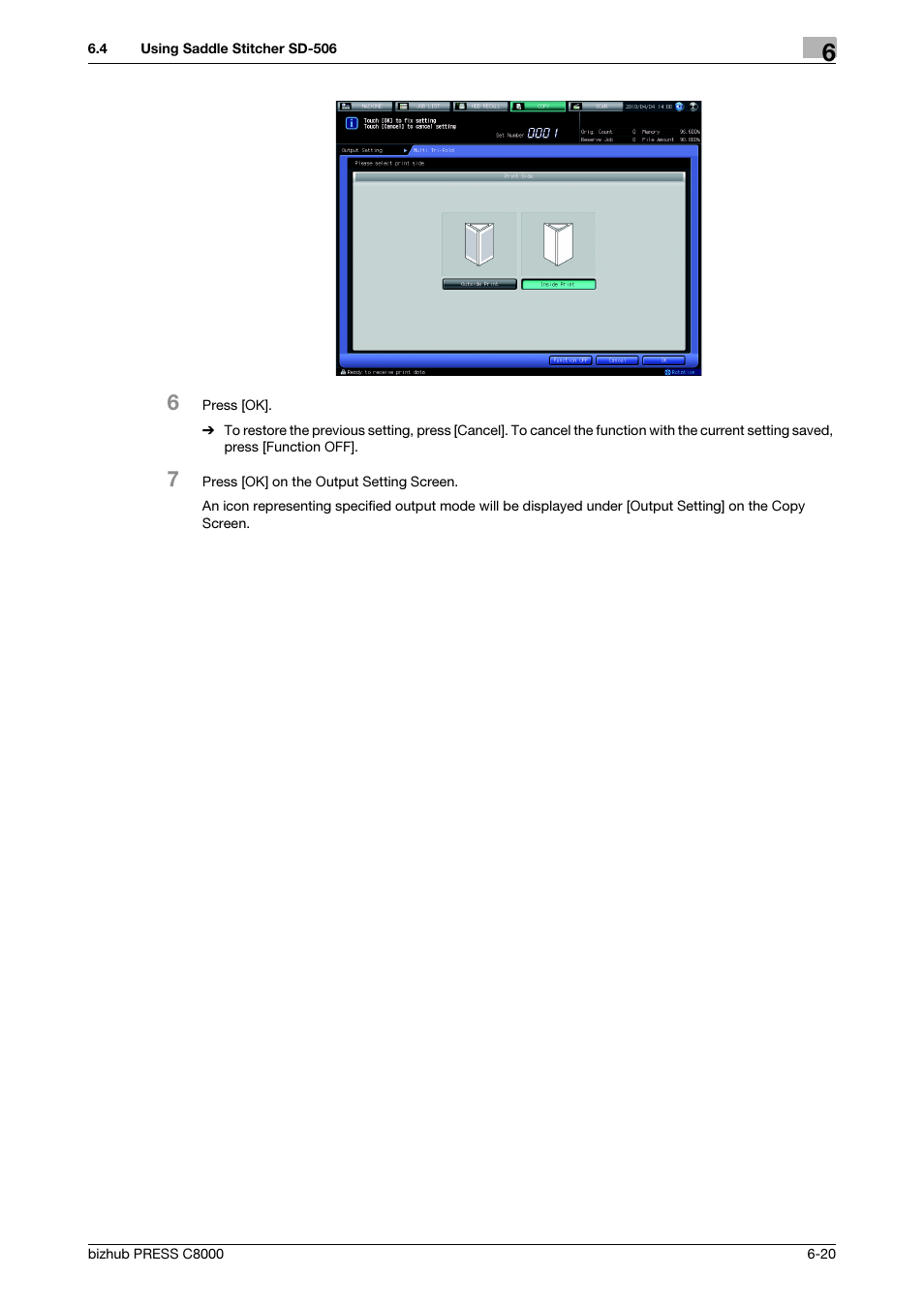 Konica Minolta bizhub PRESS C8000e User Manual | Page 184 / 418