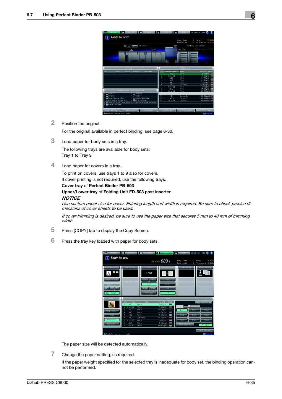 Konica Minolta bizhub PRESS C8000e User Manual | Page 199 / 418