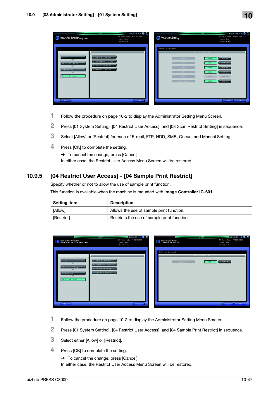 Konica Minolta bizhub PRESS C8000e User Manual | Page 355 / 418