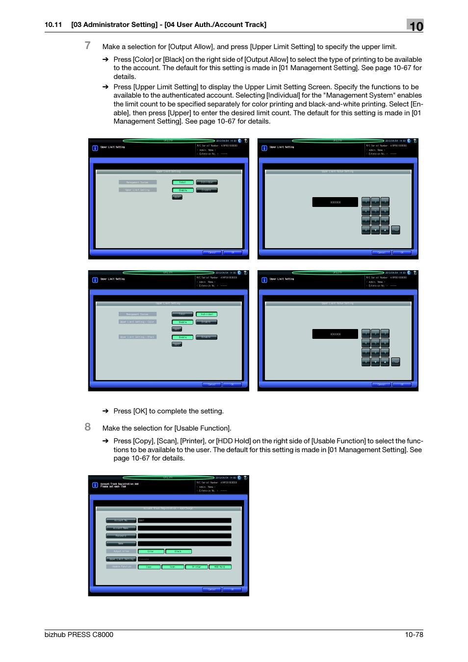 Konica Minolta bizhub PRESS C8000e User Manual | Page 386 / 418