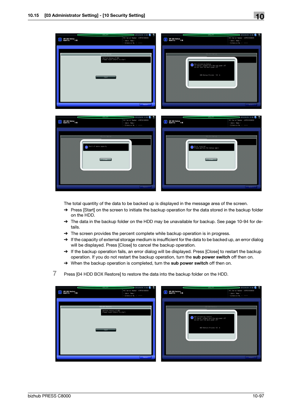 Konica Minolta bizhub PRESS C8000e User Manual | Page 405 / 418