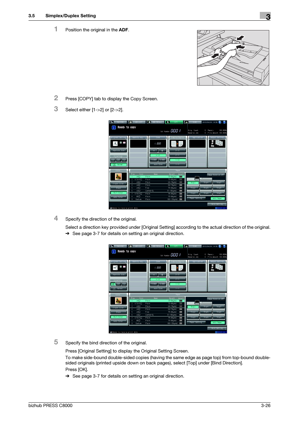 Konica Minolta bizhub PRESS C8000e User Manual | Page 64 / 418