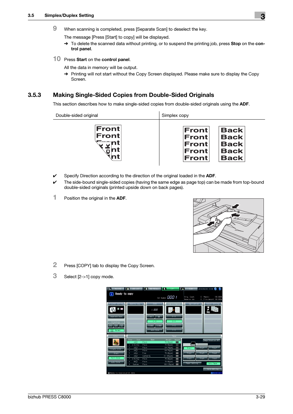 Konica Minolta bizhub PRESS C8000e User Manual | Page 67 / 418