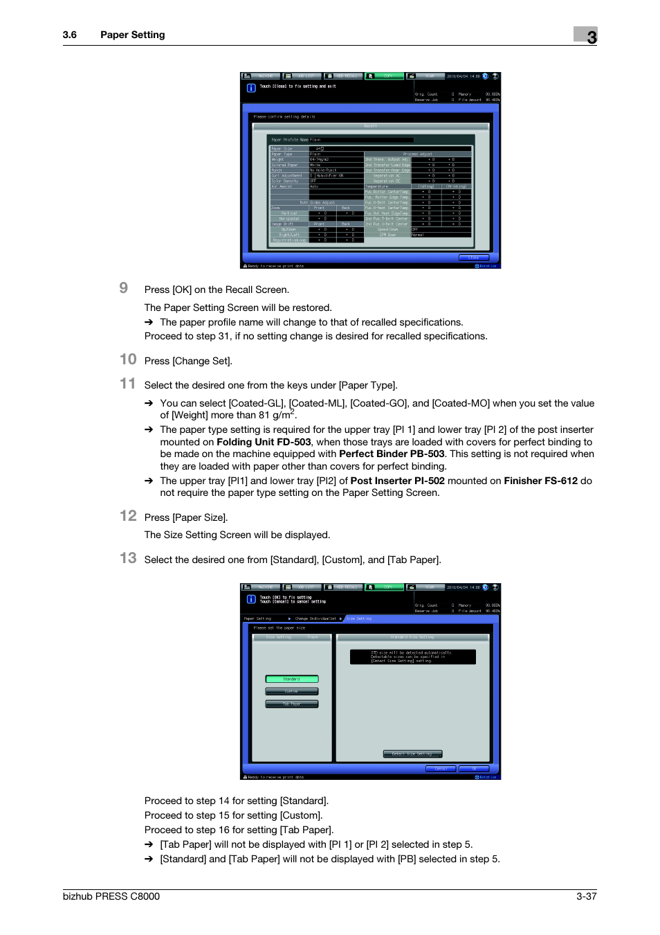 Konica Minolta bizhub PRESS C8000e User Manual | Page 75 / 418