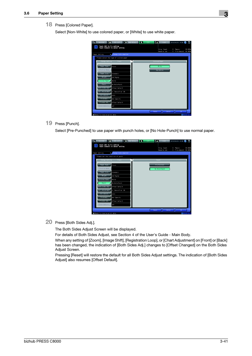 Konica Minolta bizhub PRESS C8000e User Manual | Page 79 / 418