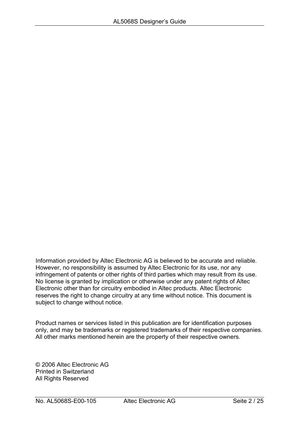 Altec ISDN Socket Modem AL5068S-3V User Manual | Page 2 / 25