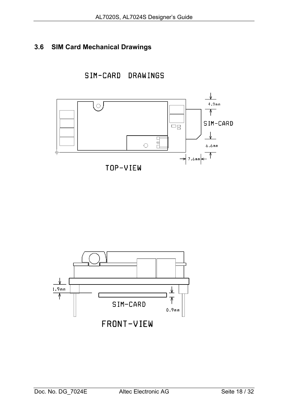 Altec GSM SOCKET AL7020S User Manual | Page 18 / 32