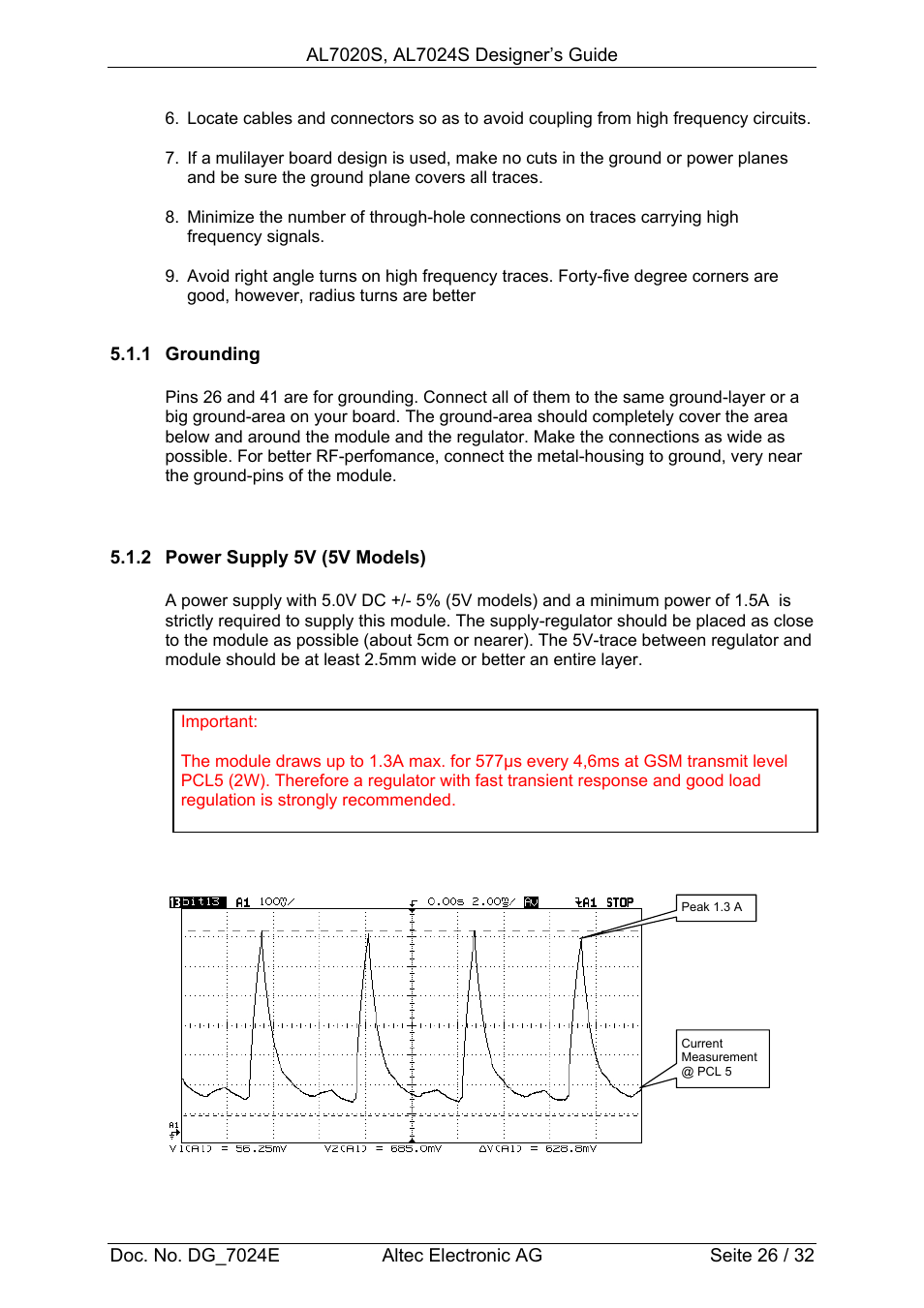 Altec GSM SOCKET AL7020S User Manual | Page 26 / 32