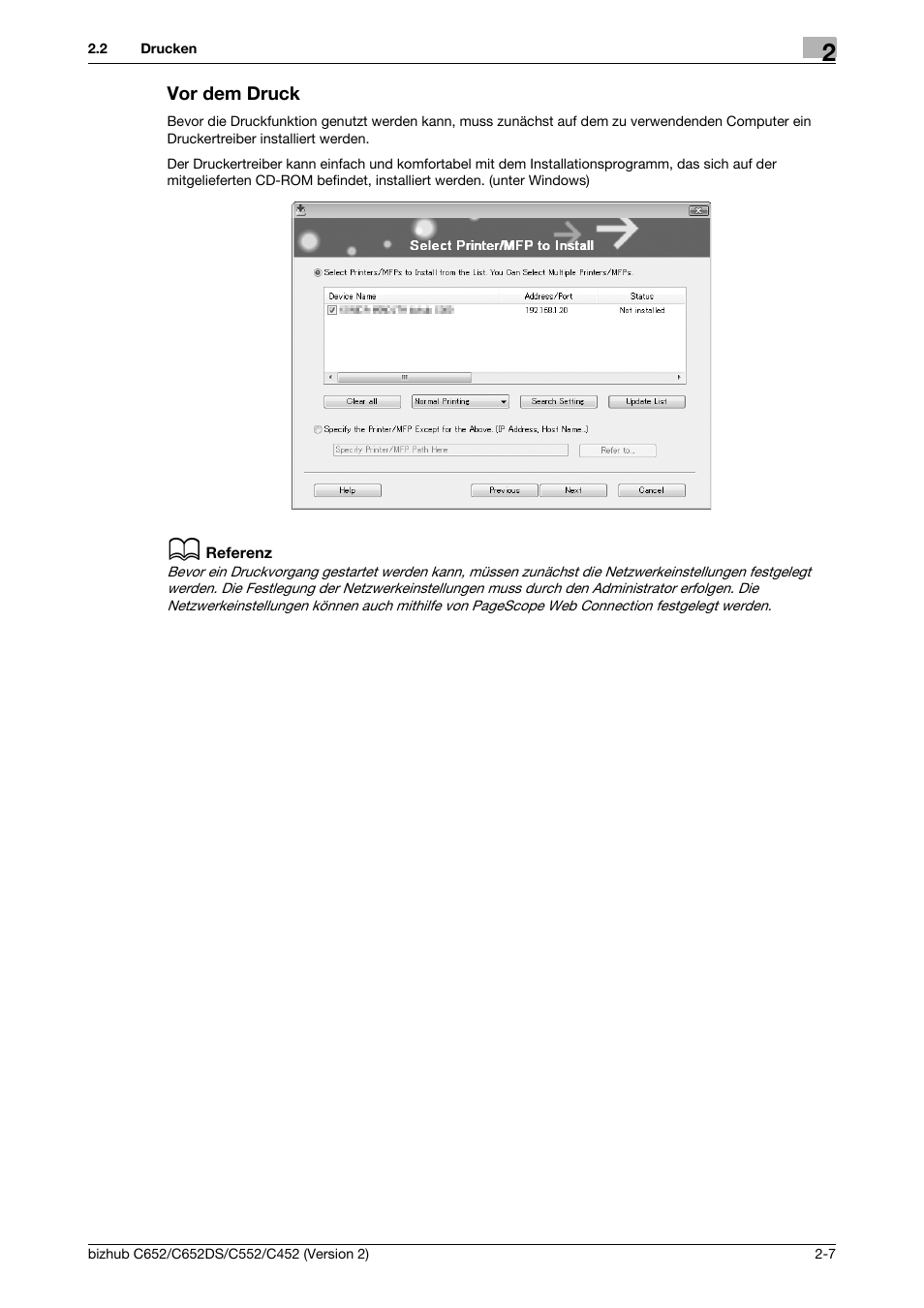 Vor dem druck, Vor dem druck -7 | Konica Minolta BIZHUB C652DS User Manual | Page 111 / 338