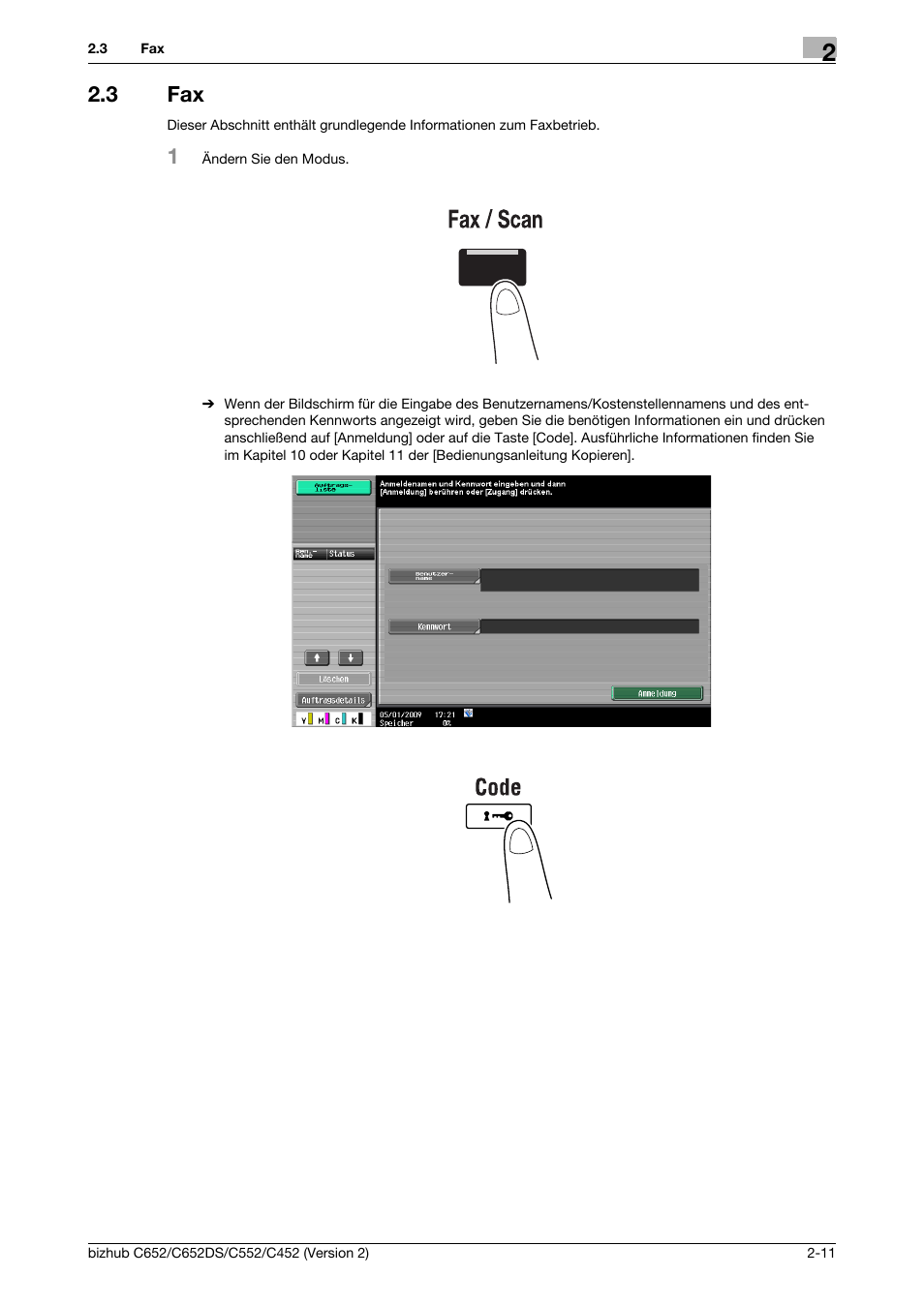 3 fax, Fax -11 | Konica Minolta BIZHUB C652DS User Manual | Page 115 / 338