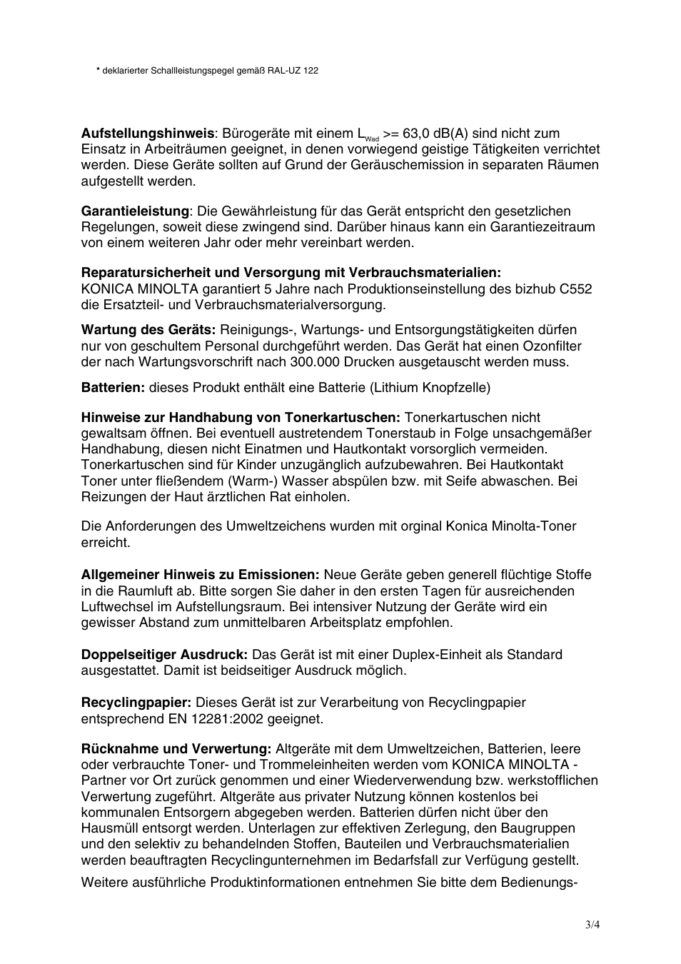 Konica Minolta BIZHUB C652DS User Manual | Page 13 / 338