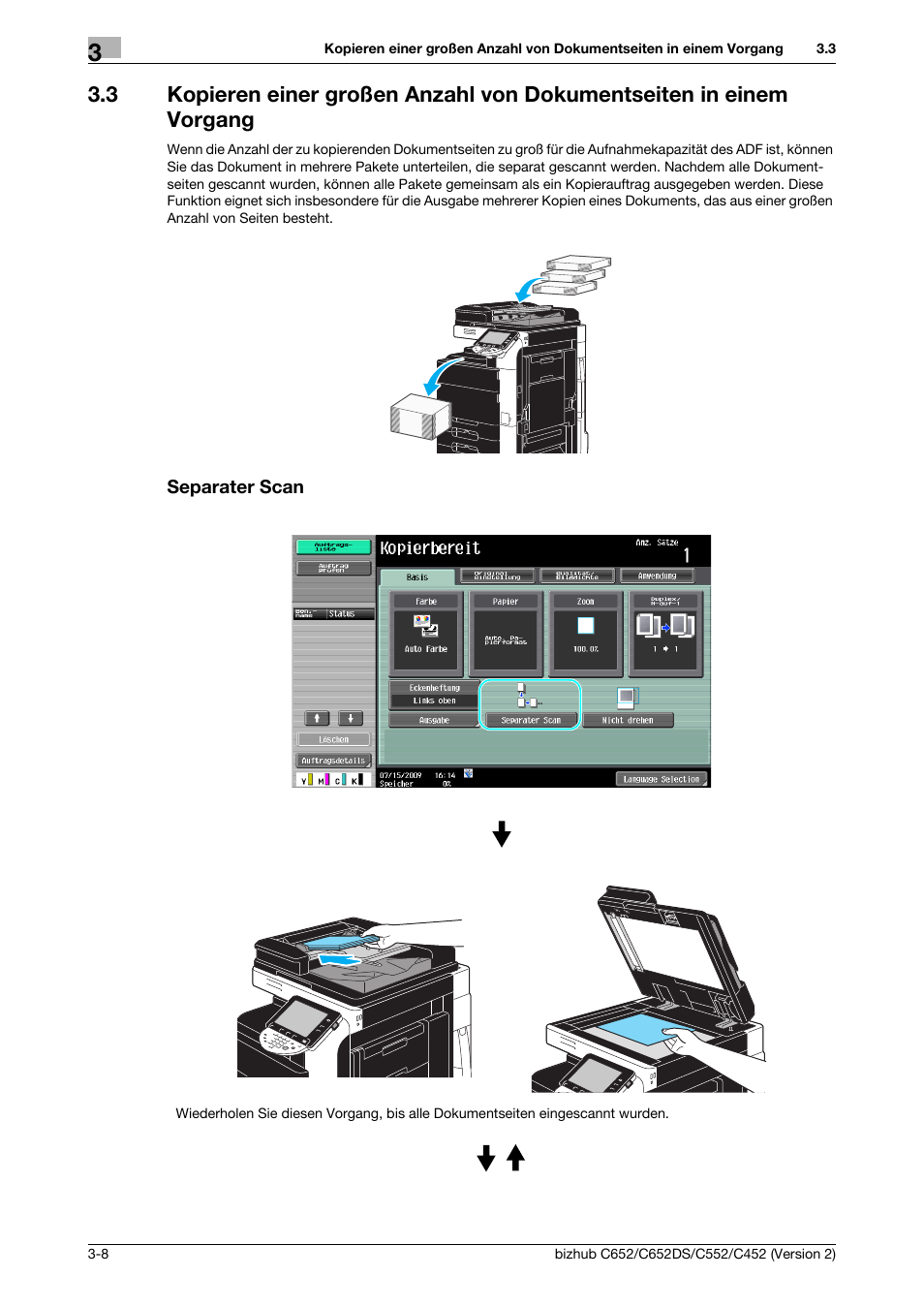 Separater scan | Konica Minolta BIZHUB C652DS User Manual | Page 162 / 338