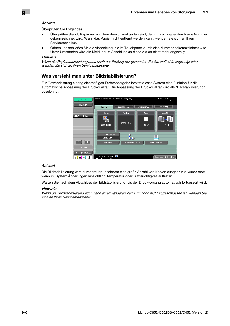 Was versteht man unter bildstabilisierung, Was versteht man unter bildstabilisierung? -6 | Konica Minolta BIZHUB C652DS User Manual | Page 306 / 338