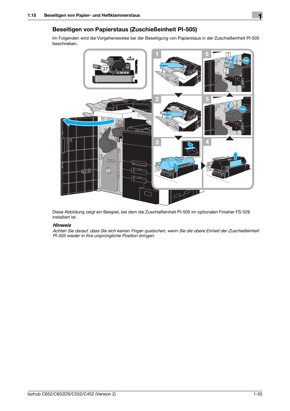 Uf seite 1-55 di | Konica Minolta BIZHUB C652DS User Manual | Page 79 / 338