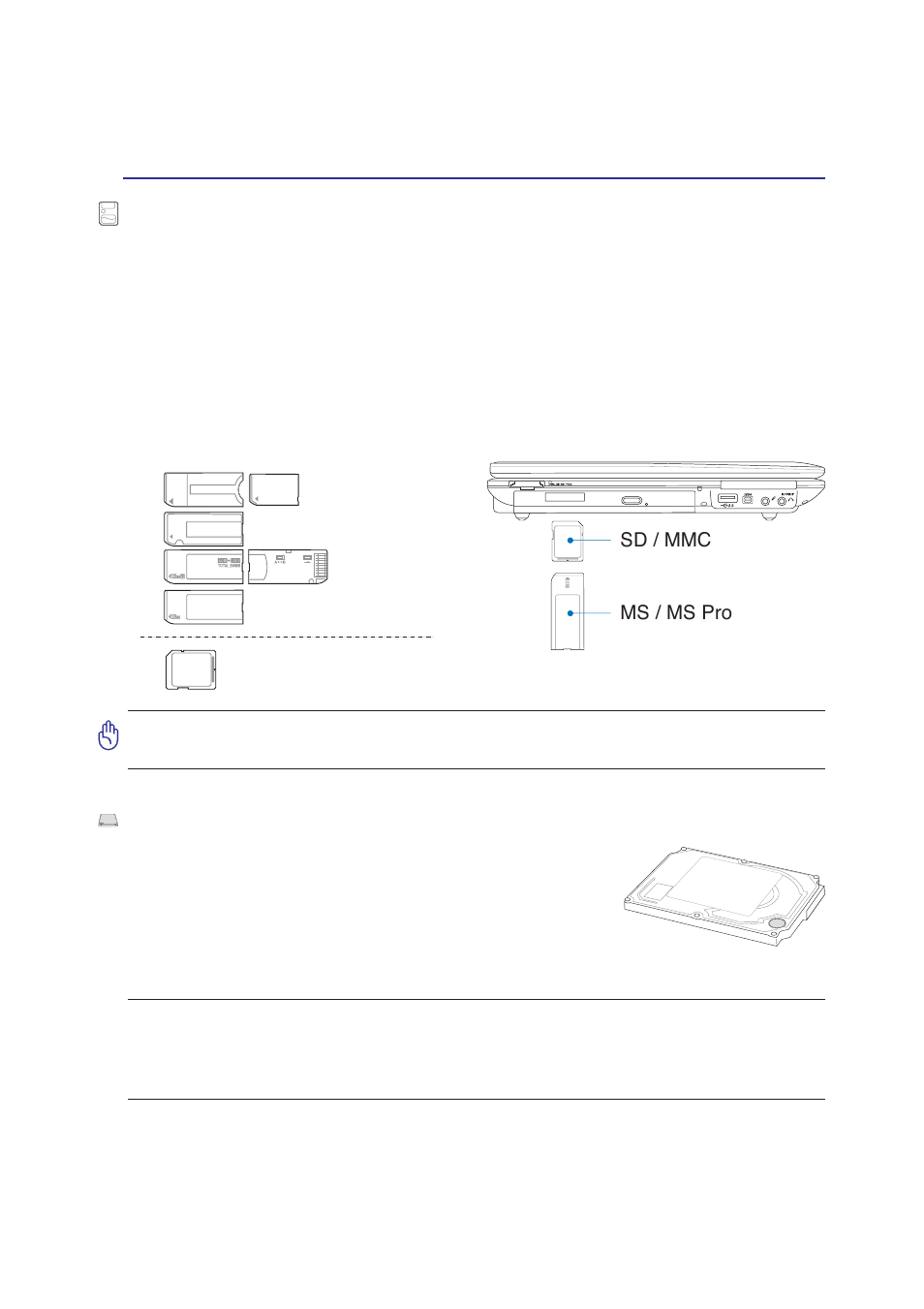 Hard disk drive | Asus E2521 User Manual | Page 43 / 71