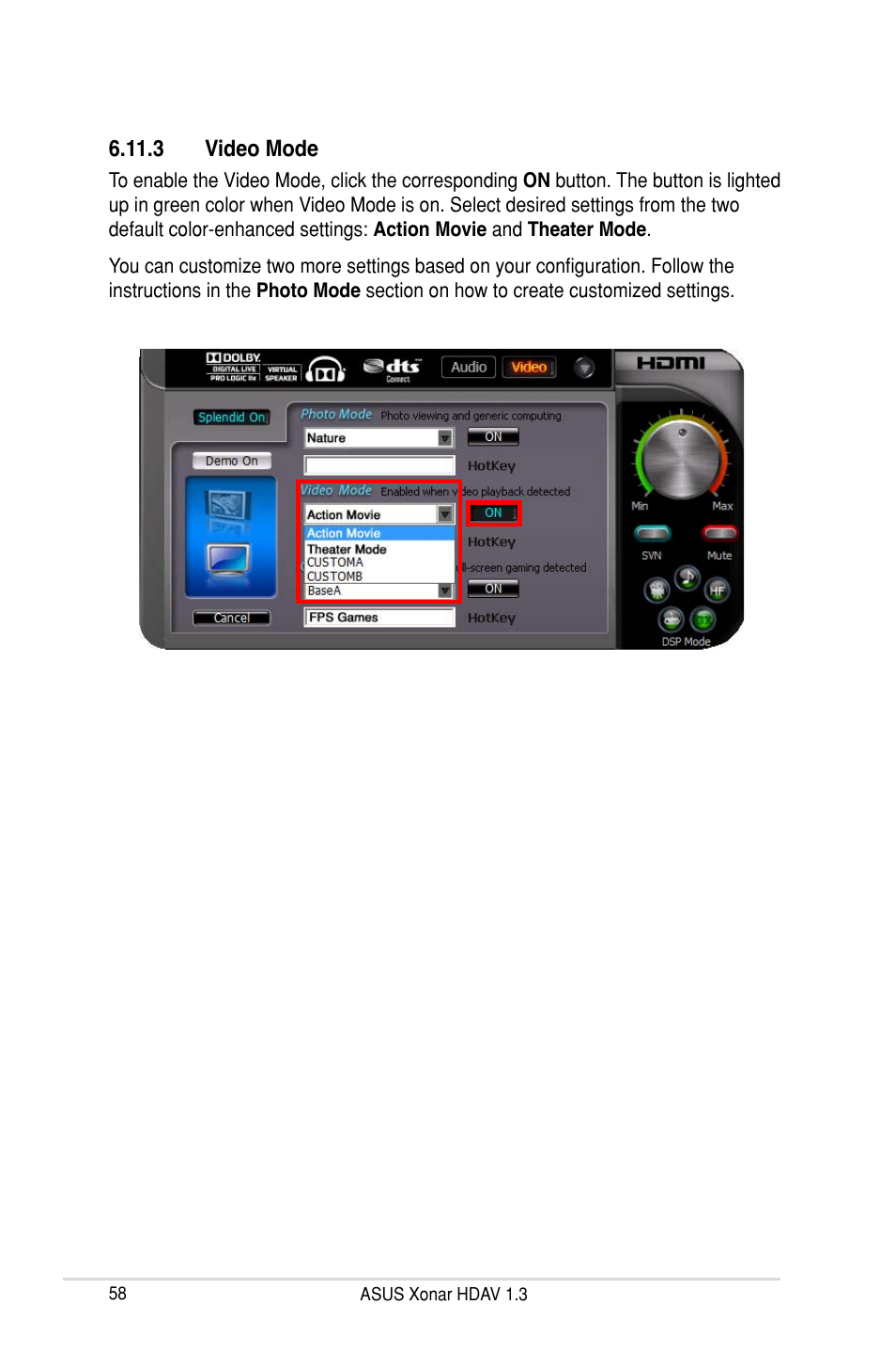 Asus Xonar HDAV 1.3 User Manual | Page 64 / 100