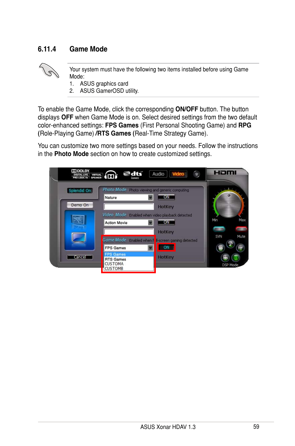 Asus Xonar HDAV 1.3 User Manual | Page 65 / 100