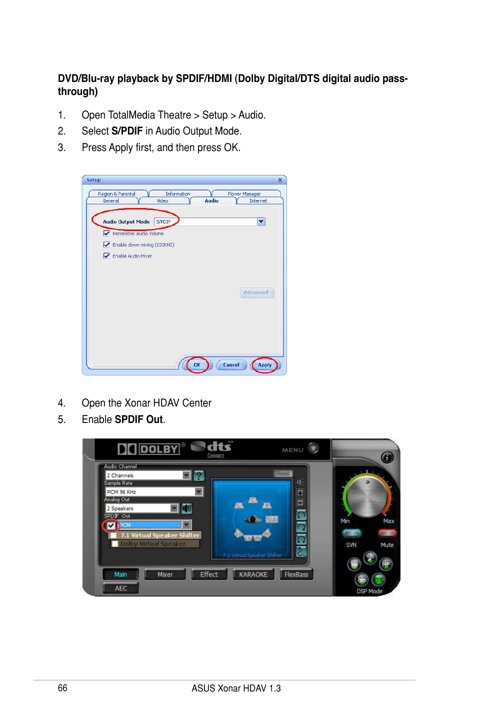 Asus Xonar HDAV 1.3 User Manual | Page 72 / 100