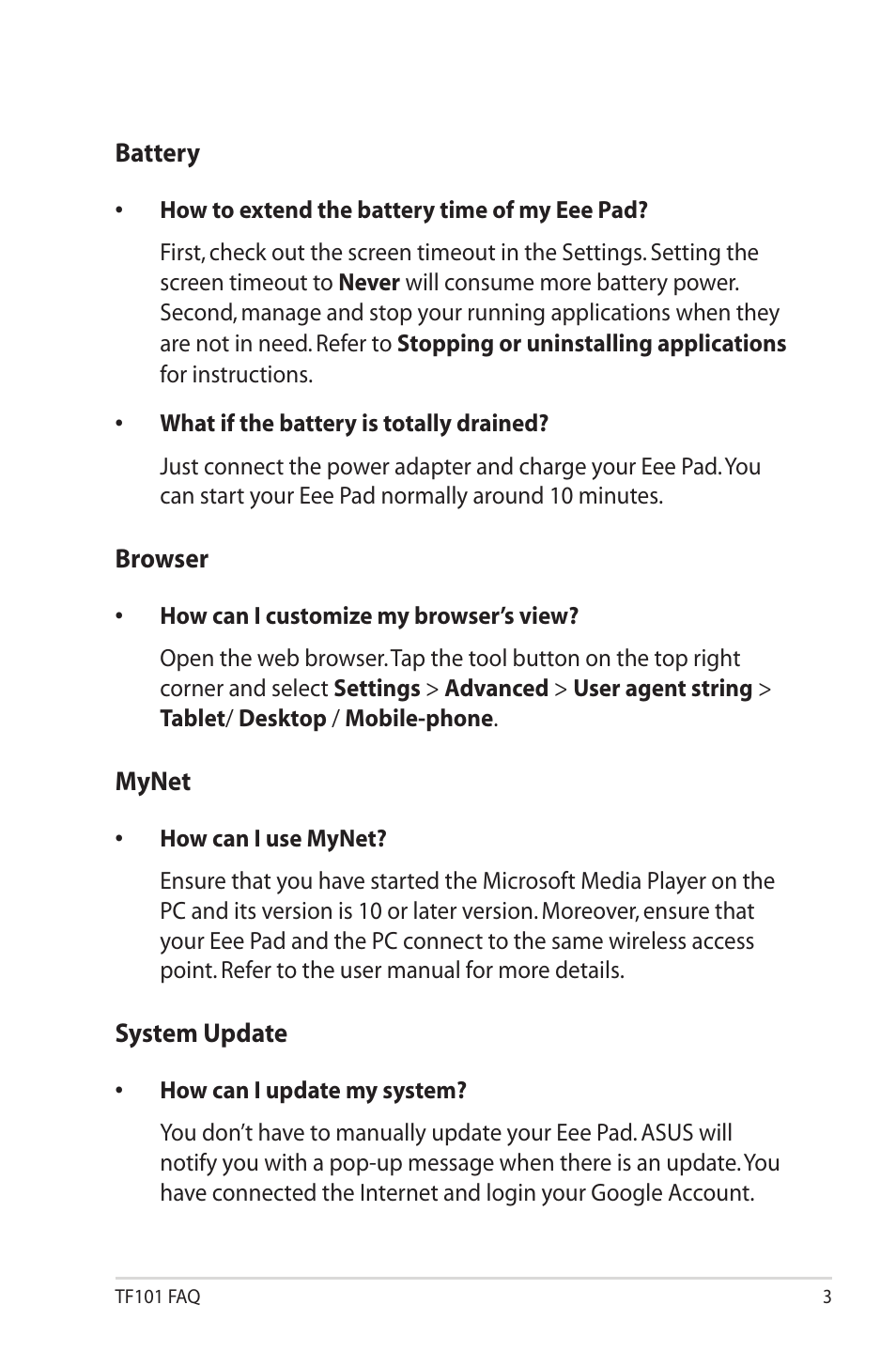 Asus EEE PAD PC TF101 User Manual | Page 3 / 4