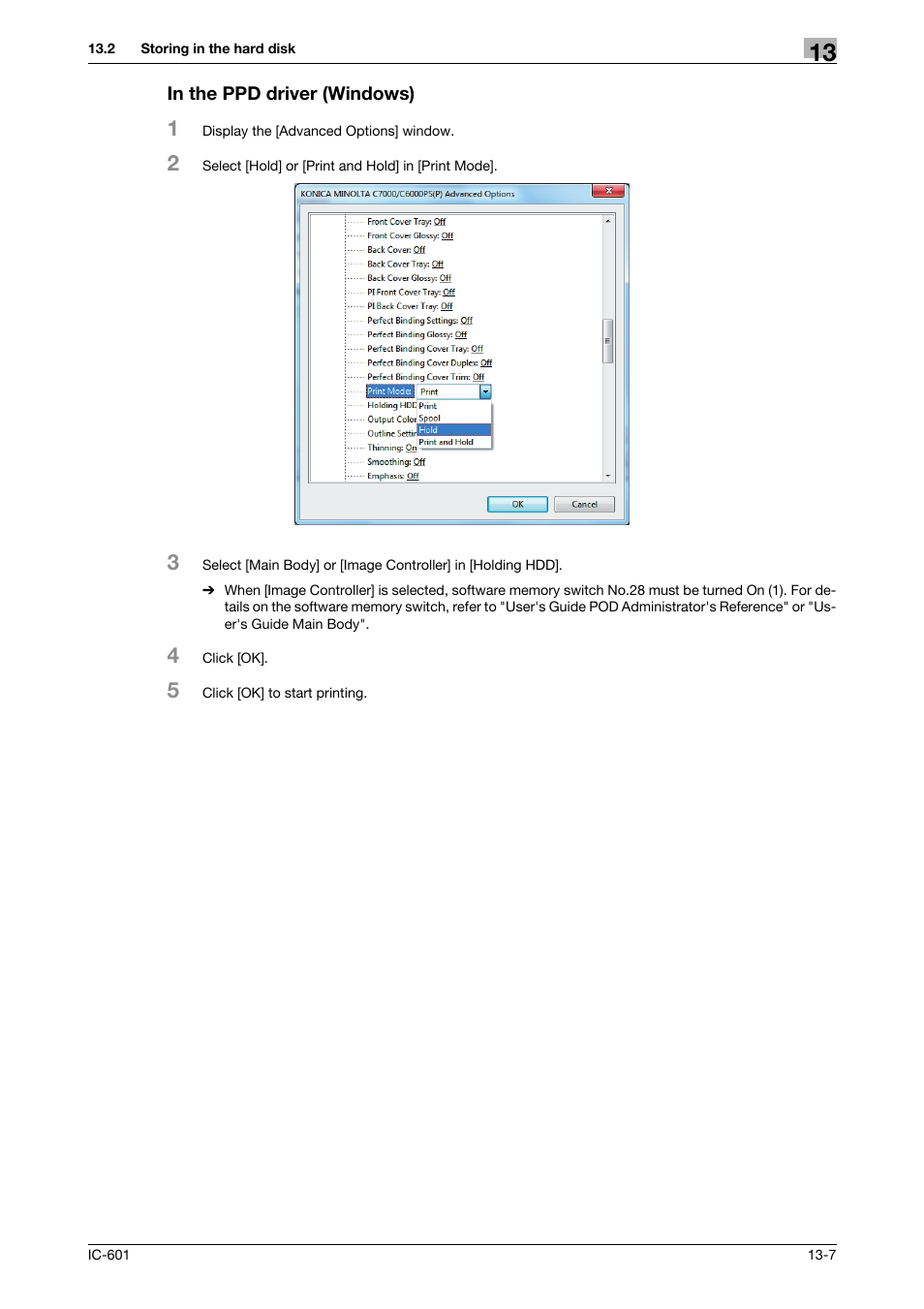 In the ppd driver (windows) | Konica Minolta bizhub PRESS C70hc User Manual | Page 172 / 249