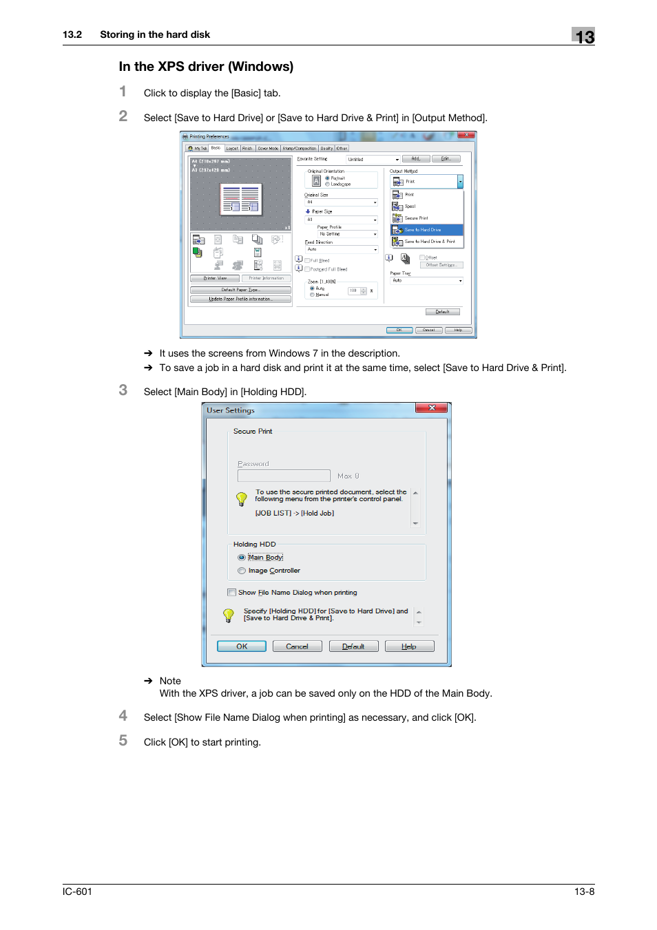 In the xps driver (windows) | Konica Minolta bizhub PRESS C70hc User Manual | Page 173 / 249