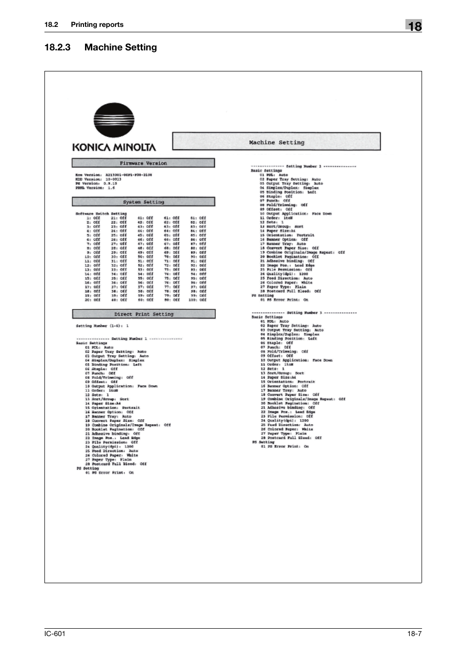 3 machine setting, Machine setting -7 | Konica Minolta bizhub PRESS C70hc User Manual | Page 234 / 249