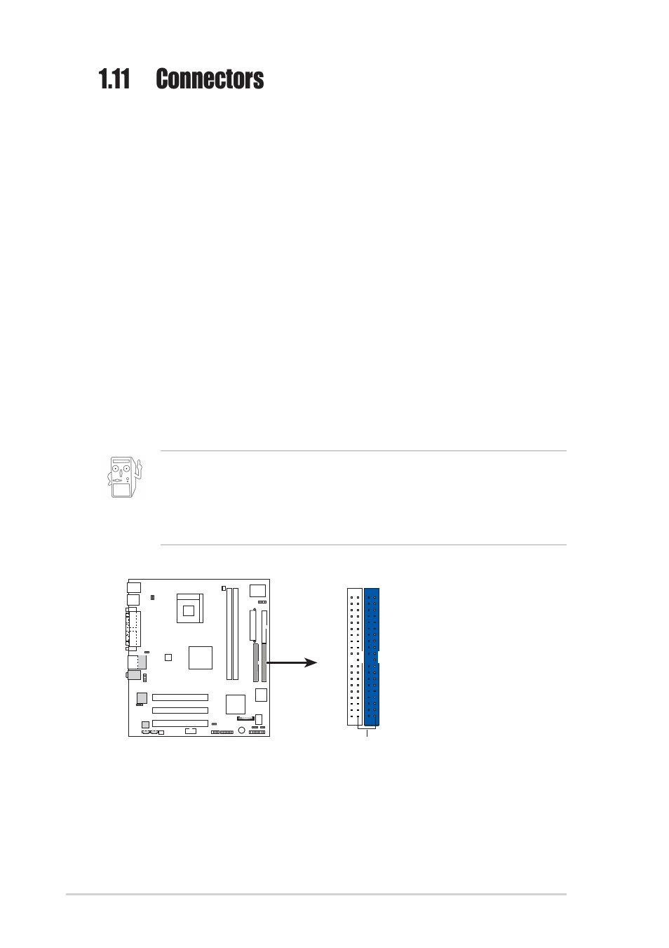 11 connectors | Asus P4BGL-MX User Manual | Page 22 / 67