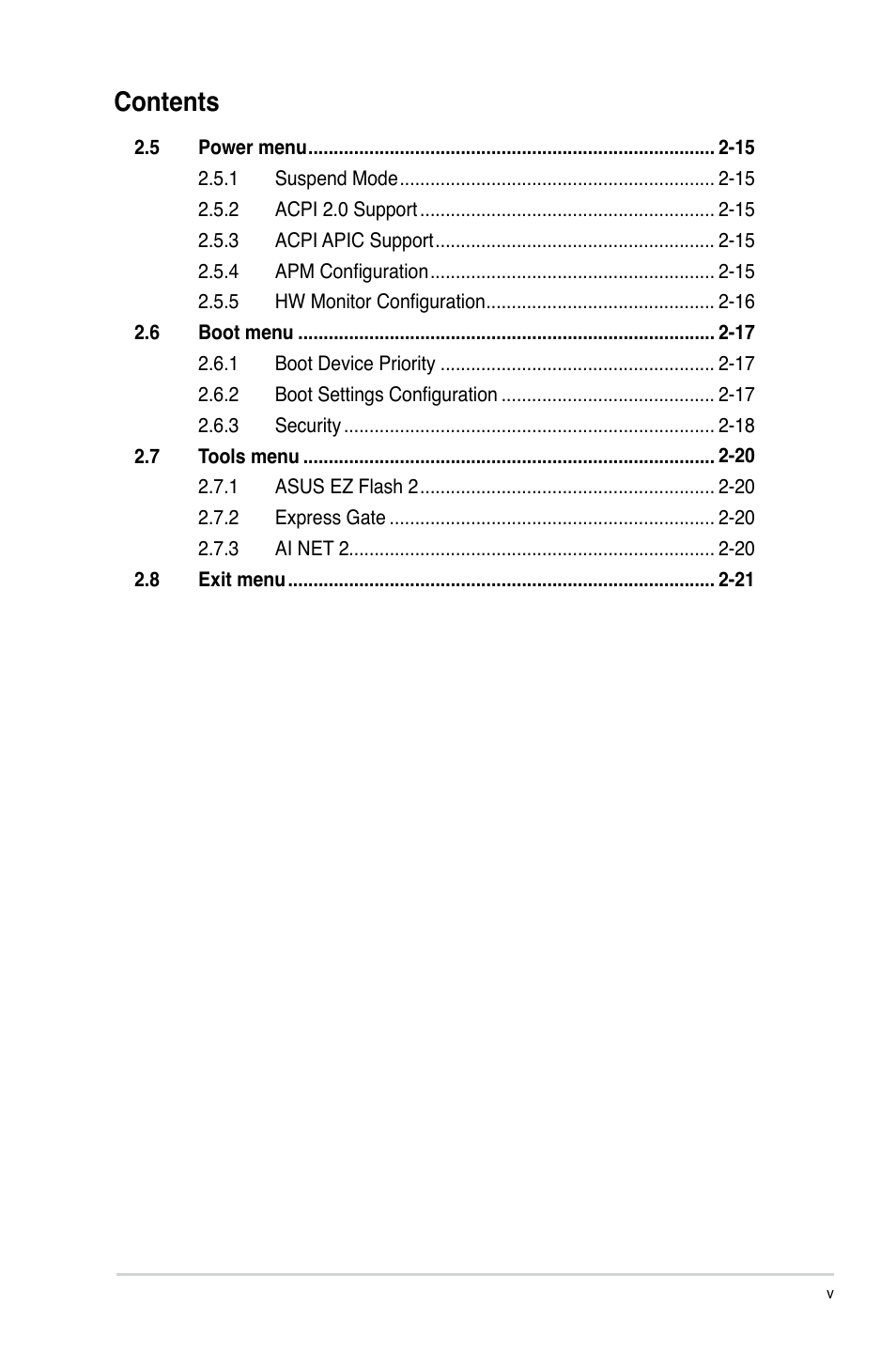 Asus Motherboard M4A78-EM User Manual | Page 5 / 64