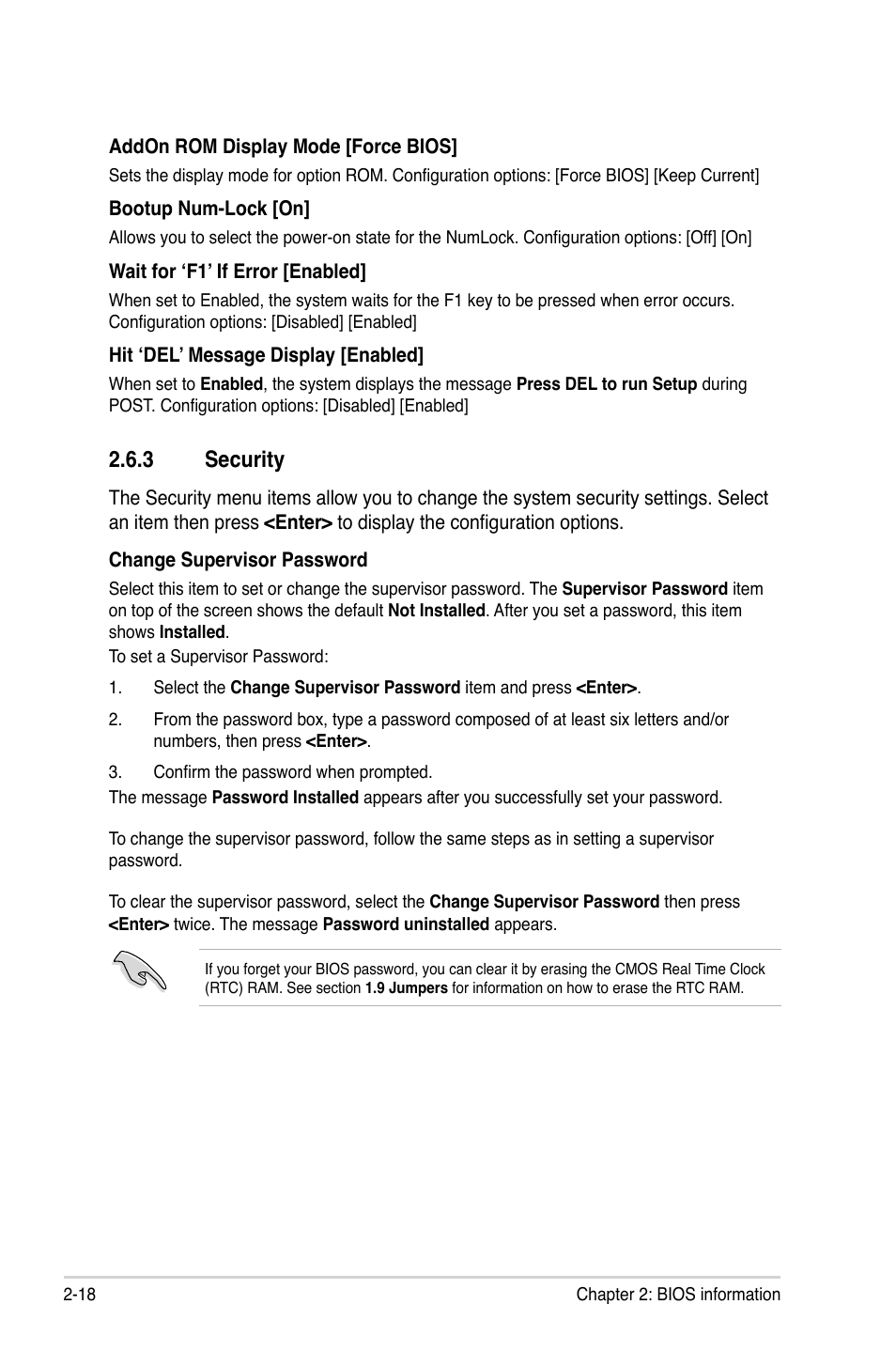 3 security, Security -18 | Asus Motherboard M4A78-EM User Manual | Page 60 / 64
