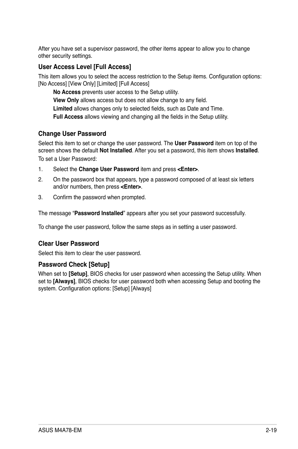 Asus Motherboard M4A78-EM User Manual | Page 61 / 64