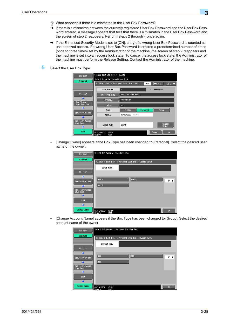 Konica Minolta bizhub 361 User Manual | Page 161 / 217