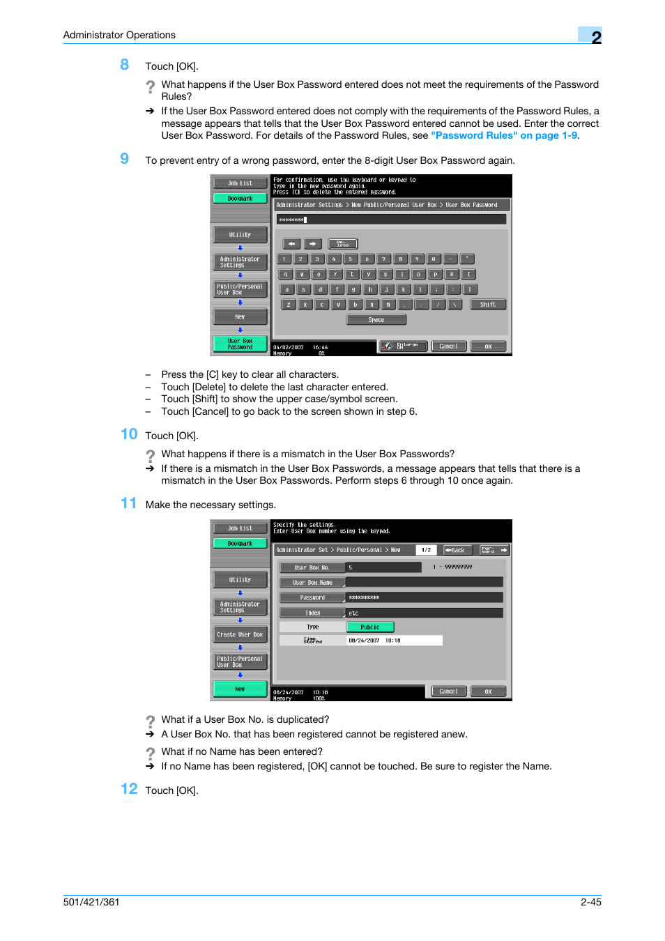 Konica Minolta bizhub 361 User Manual | Page 62 / 217