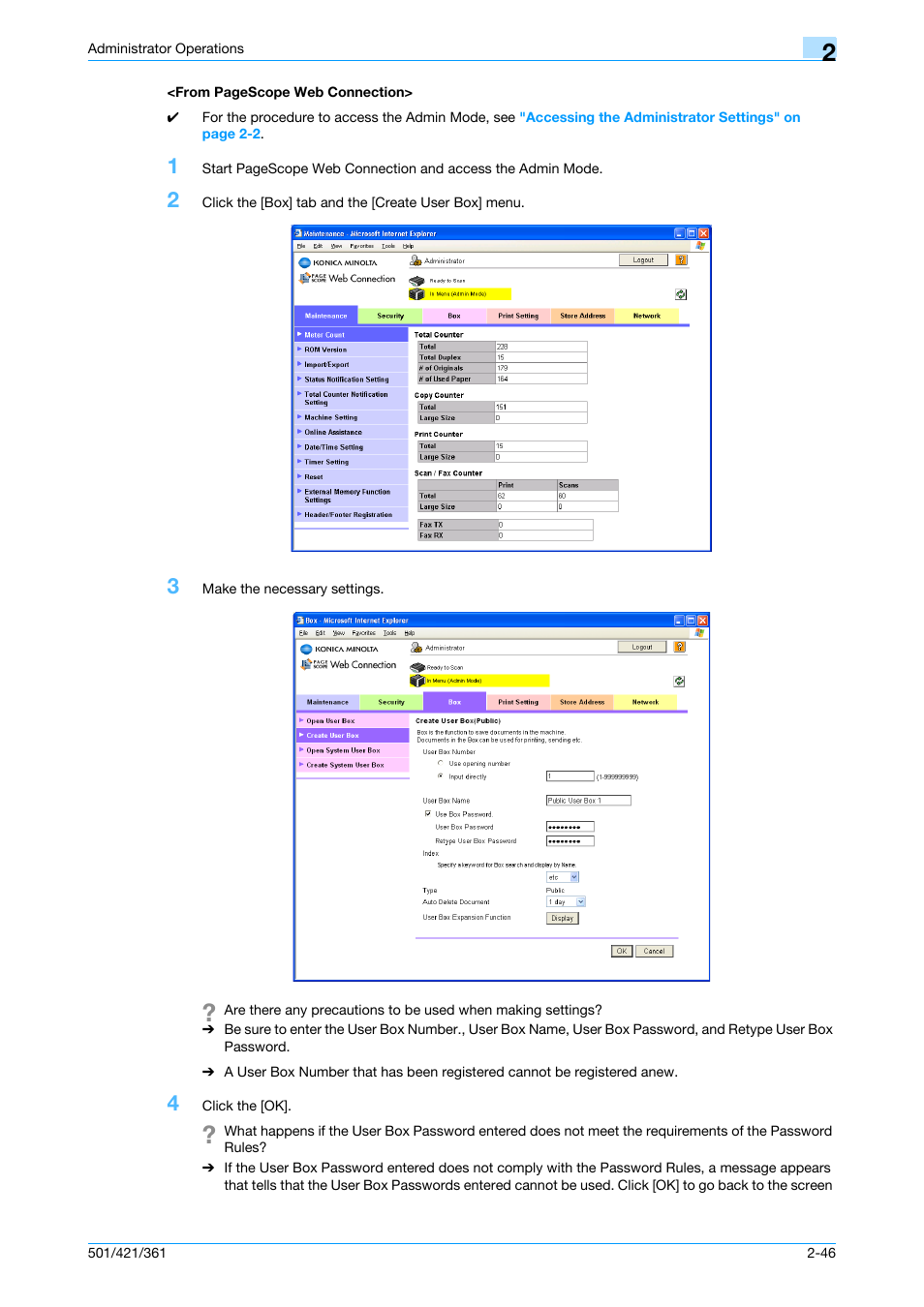 Konica Minolta bizhub 361 User Manual | Page 63 / 217