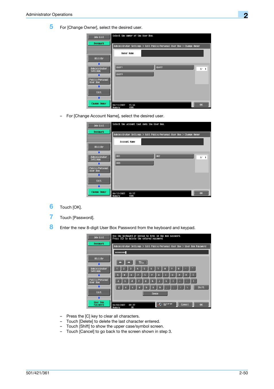 Konica Minolta bizhub 361 User Manual | Page 67 / 217