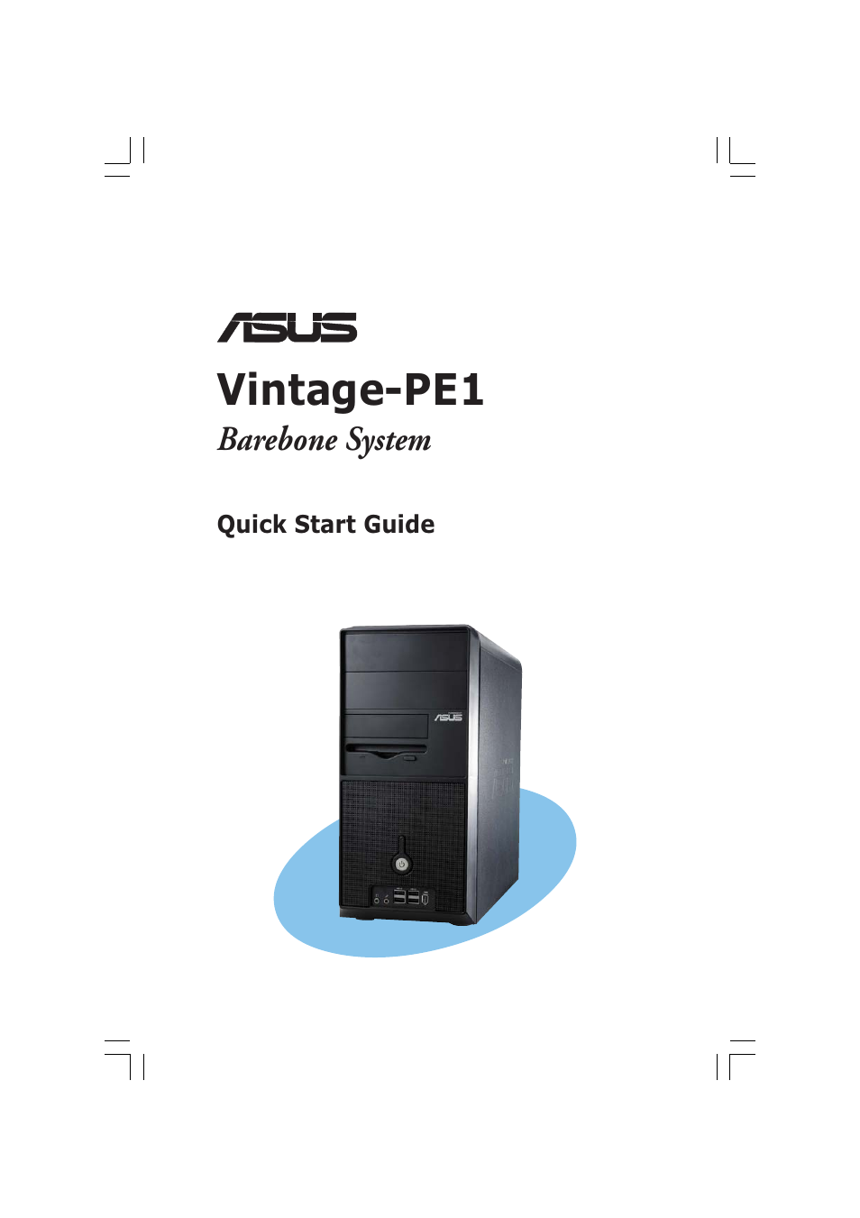 Asus Vintage PE1 User Manual | 8 pages