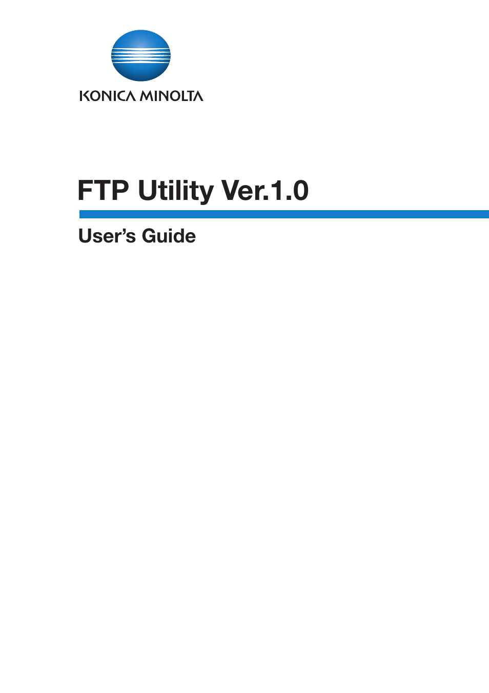 Konica Minolta bizhub PRO C500 User Manual | 12 pages