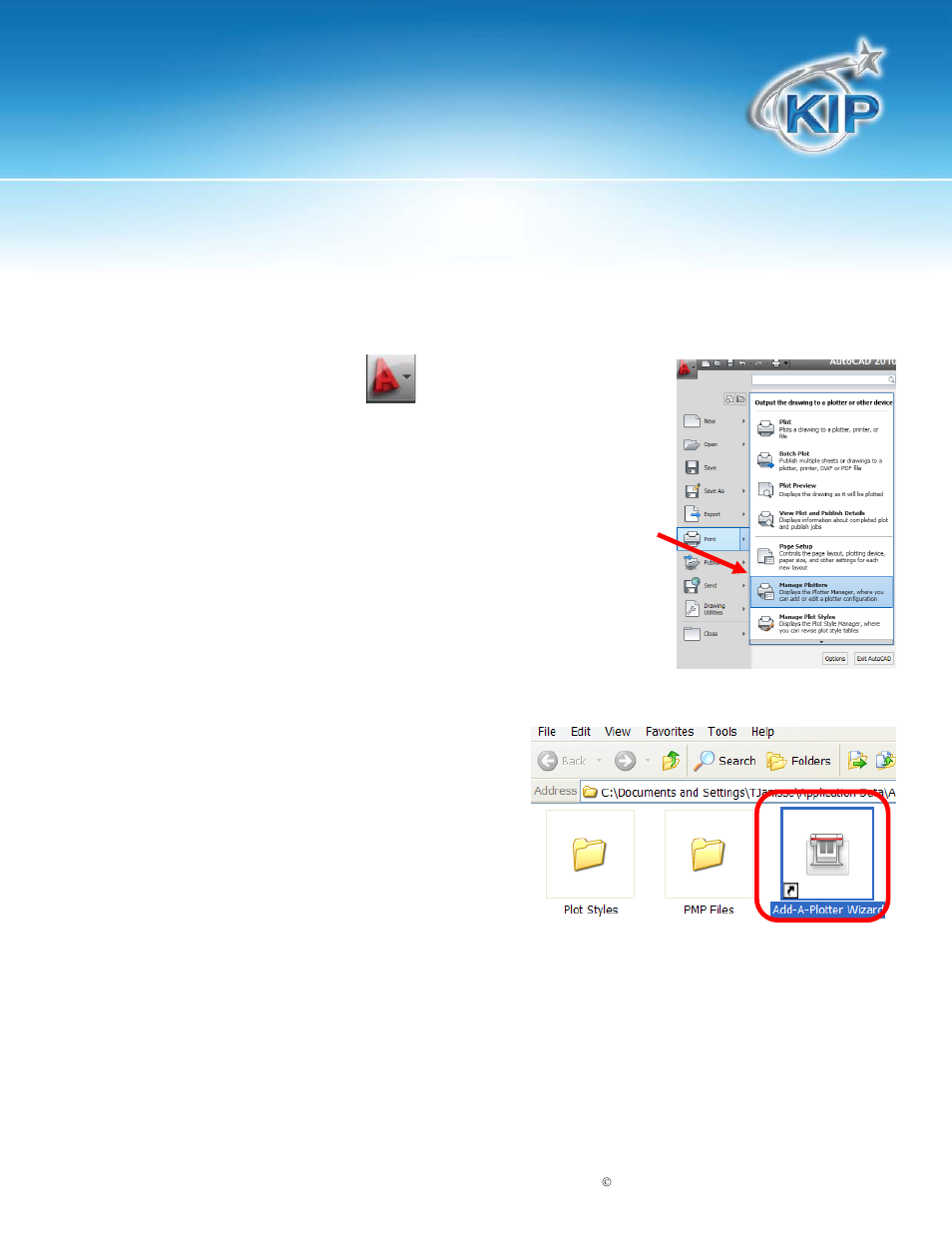Installation, Kip certified autocad driver | Konica Minolta KIP Color 80 User Manual | Page 8 / 28