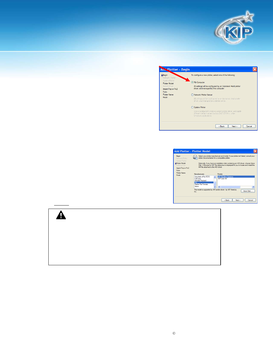 Kip certified autocad driver | Konica Minolta KIP Color 80 User Manual | Page 9 / 28