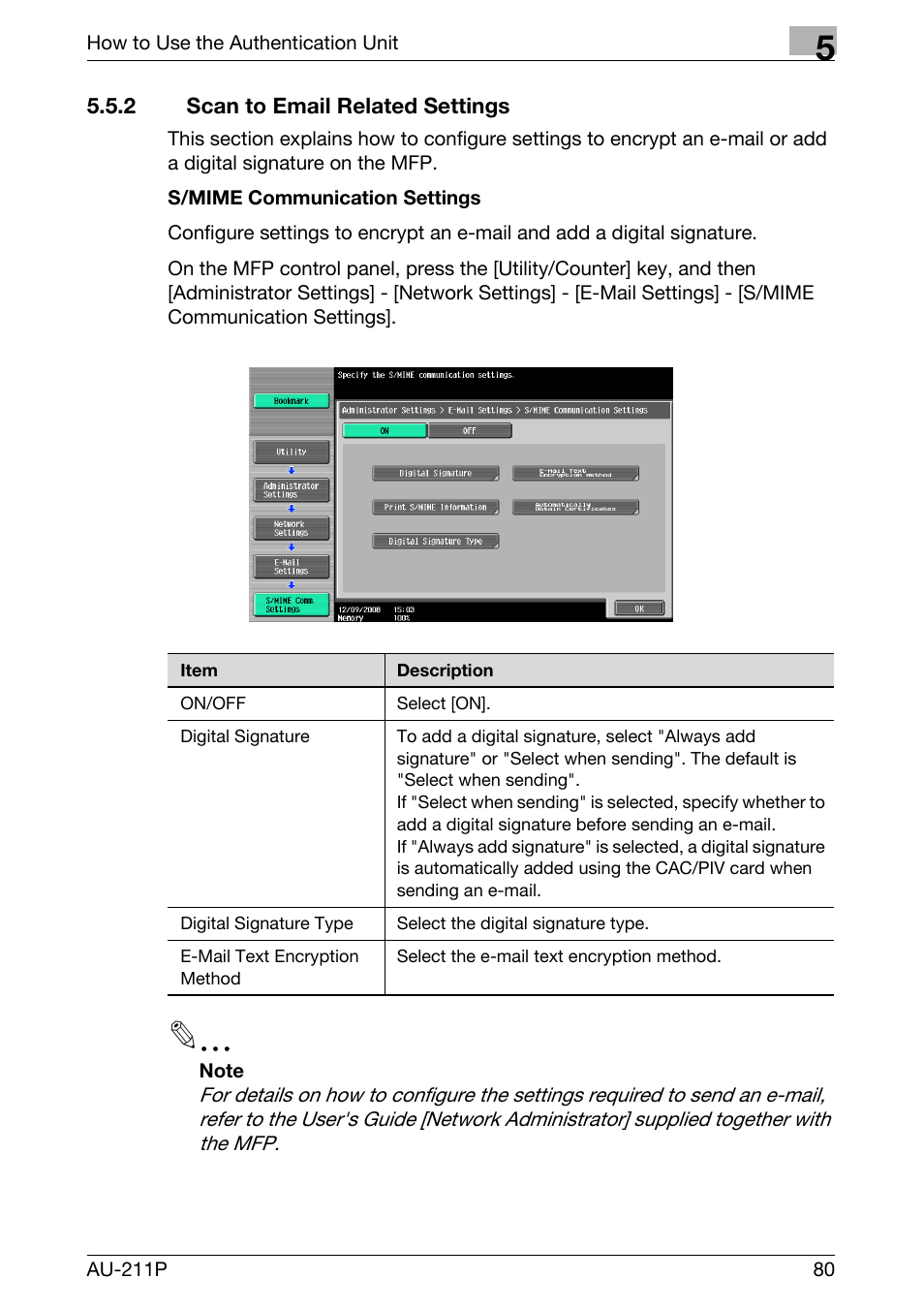 2 scan to email related settings | Konica Minolta bizhub 751 User Manual | Page 18 / 53