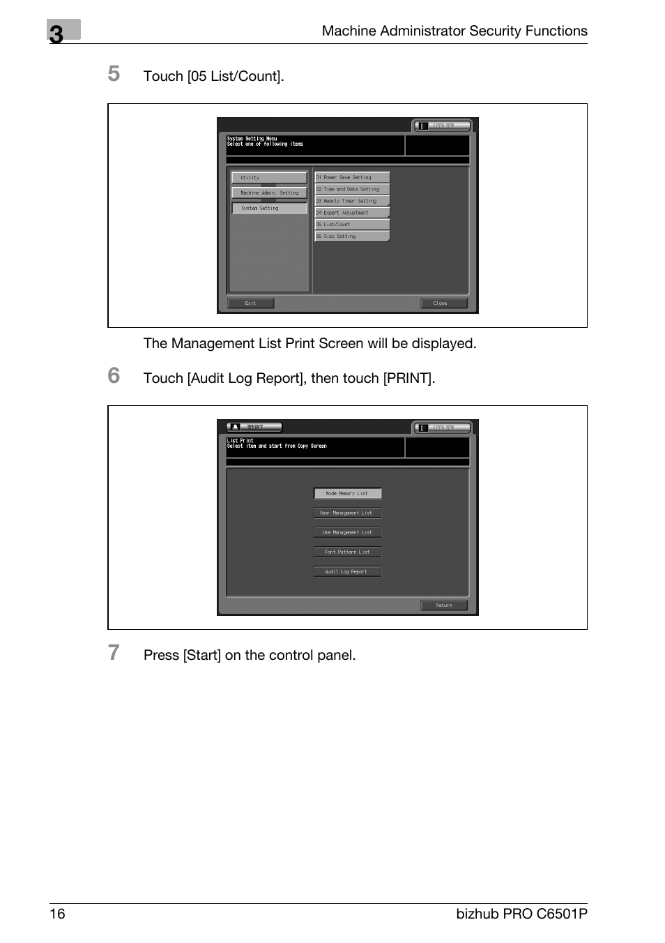 Konica Minolta bizhub PRO C6501P User Manual | Page 24 / 32