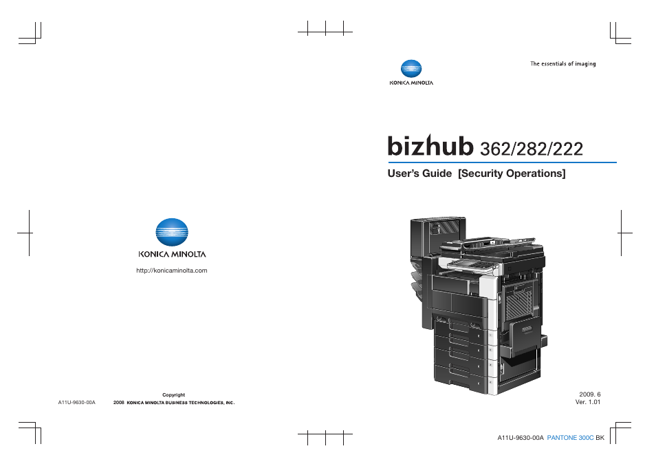 Konica Minolta bizhub 282 User Manual | 90 pages