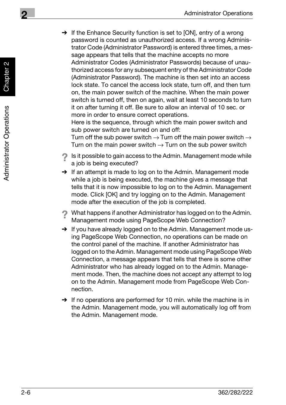 Konica Minolta bizhub 282 User Manual | Page 23 / 90